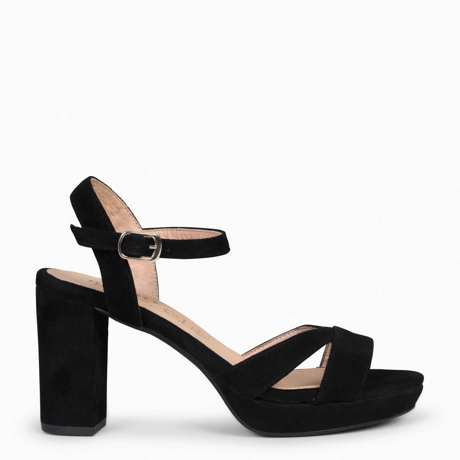 Tacón Medio Sandalias Fiesta Negro Tacón Bajo Sandalias Negras